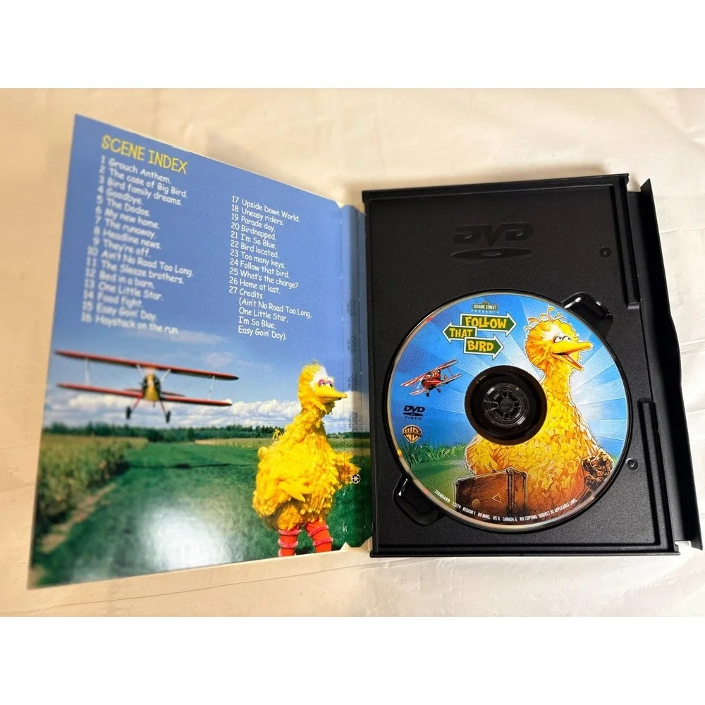 Sesame Street - Follow That Bird (DVD, 2002) 89 mins
